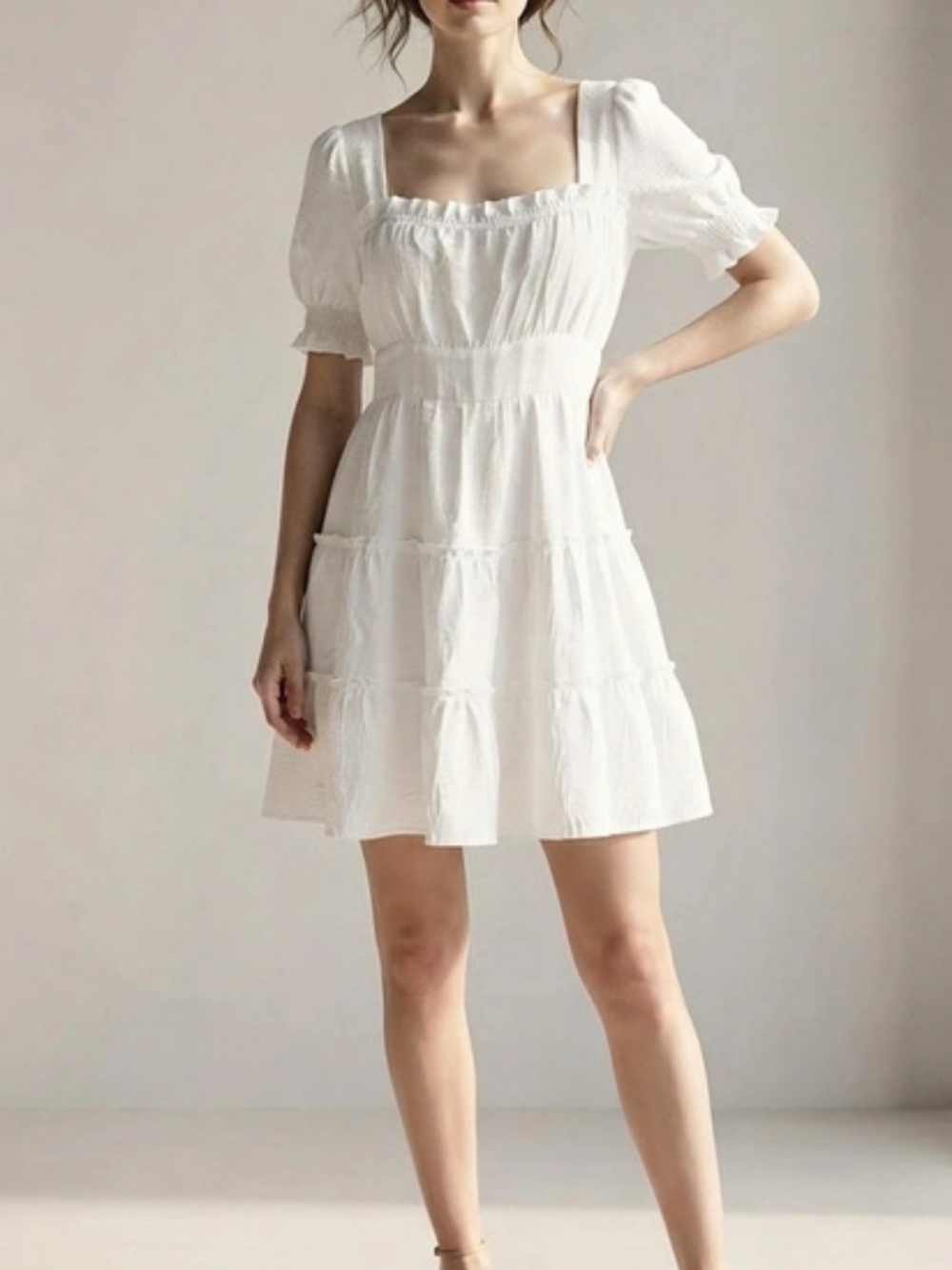 Mini Dress in White
